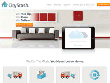 Tablet Screenshot of citystash.com